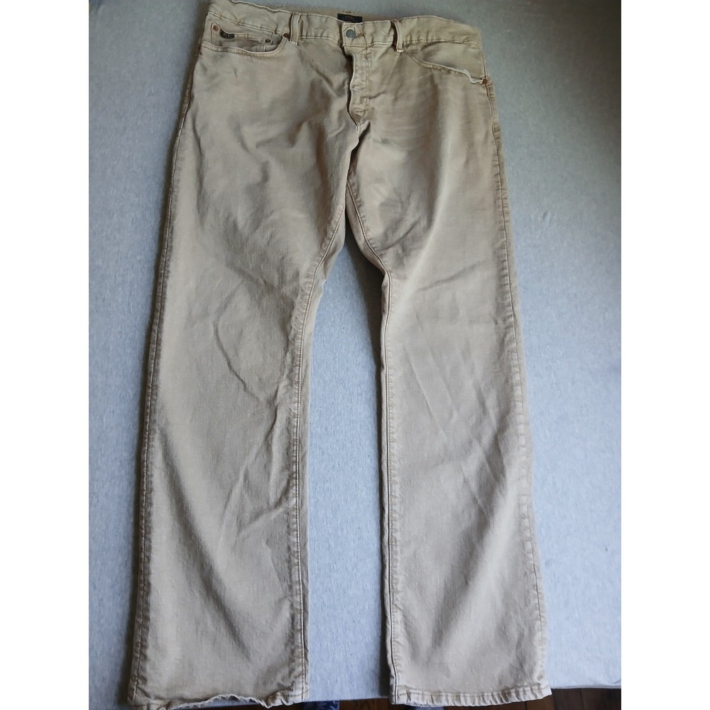 Ralph Lauren Jeans 38x32 Varick Slim Straight Preppy Classic Stretch Garment Dye